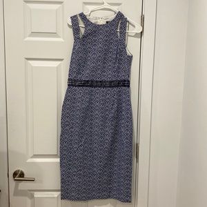 Maggie London Blue Pencil Dress